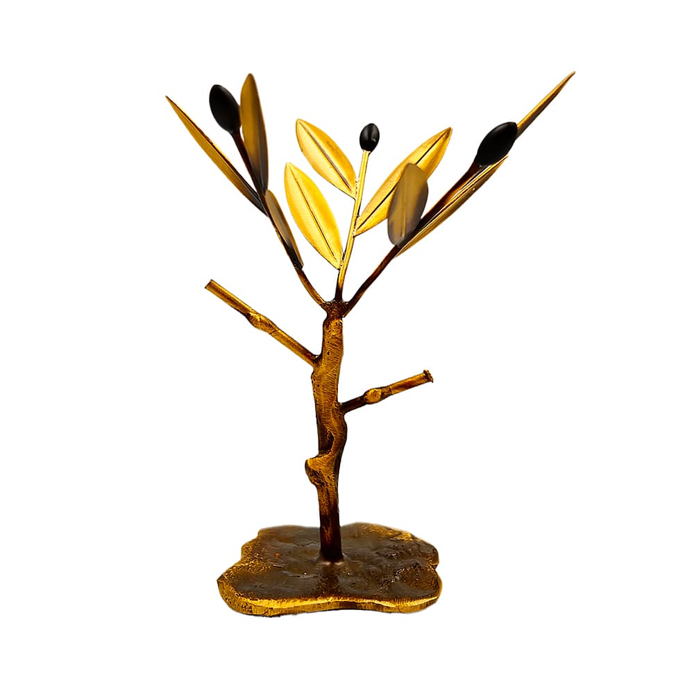 Χειροποίητο Μπρούτζινο Δέντρο Ελιάς “Αναγεννημένες Ρίζες”