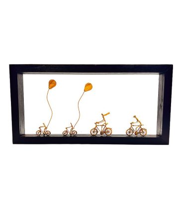 Χειροποίητο Μπρούτζινο Γλυπτό “Ποδηλατική Πορεία”