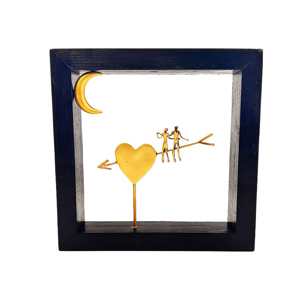 Χειροποίητο Μπρούτζινο Γλυπτό “Ακροβασία της Καρδιάς”