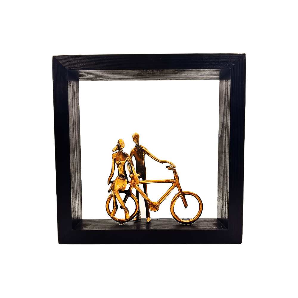 Χειροποίητο Μπρούτζινο Γλυπτό “Μαζί στον Δρόμο”