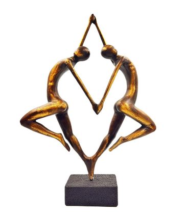 Χειροποίητο Μπρούτζινο Γλυπτό “Αντανάκλαση της Ισορροπίας”