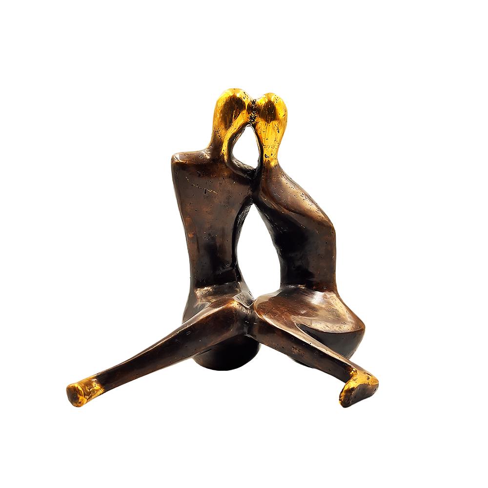 Χειροποίητο Μπρούτζινο Γλυπτό “Αέναη Ροή”