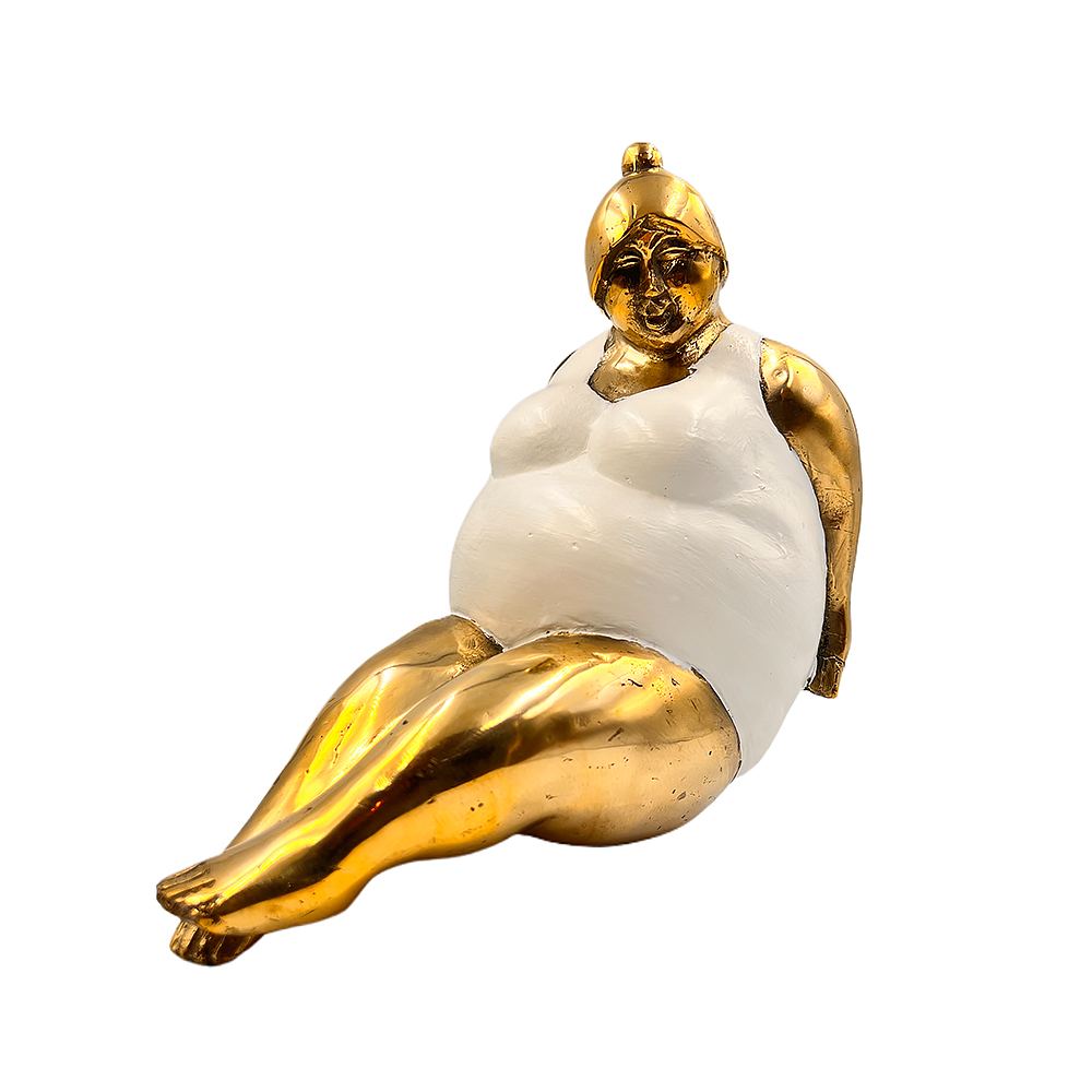 Χειροποίητο Μπρούτζινο Γλυπτό “Ξέγνοιαστη Καλοκαιρινή Στιγμή”