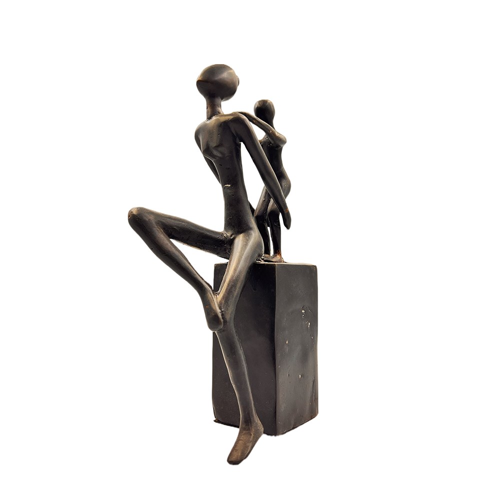 Χειροποίητο Μπρούτζινο Γλυπτό “Στιγμή Στήριξης”