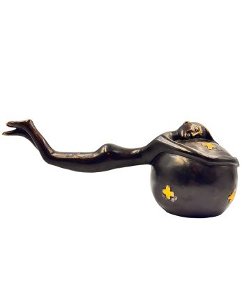 Χειροποίητο Μπρούτζινο Γλυπτό “Αιθέριος Ύπνος”