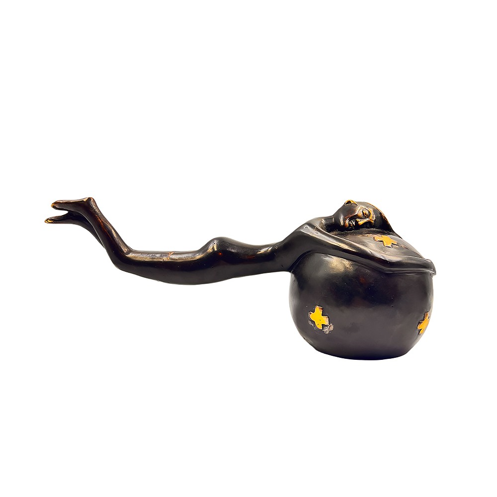 Χειροποίητο Μπρούτζινο Γλυπτό “Αιθέριος Ύπνος”